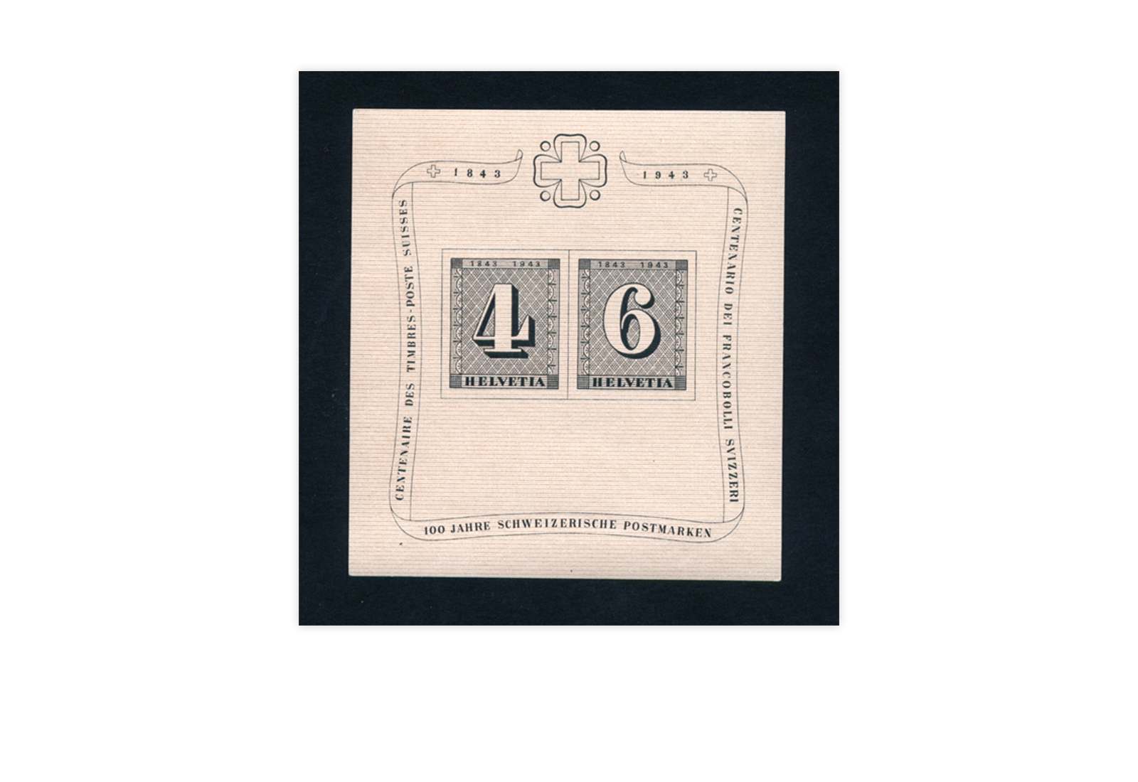 Schweiz Block 8 gestempelt 100 Jahre Schweizer Briefmarken