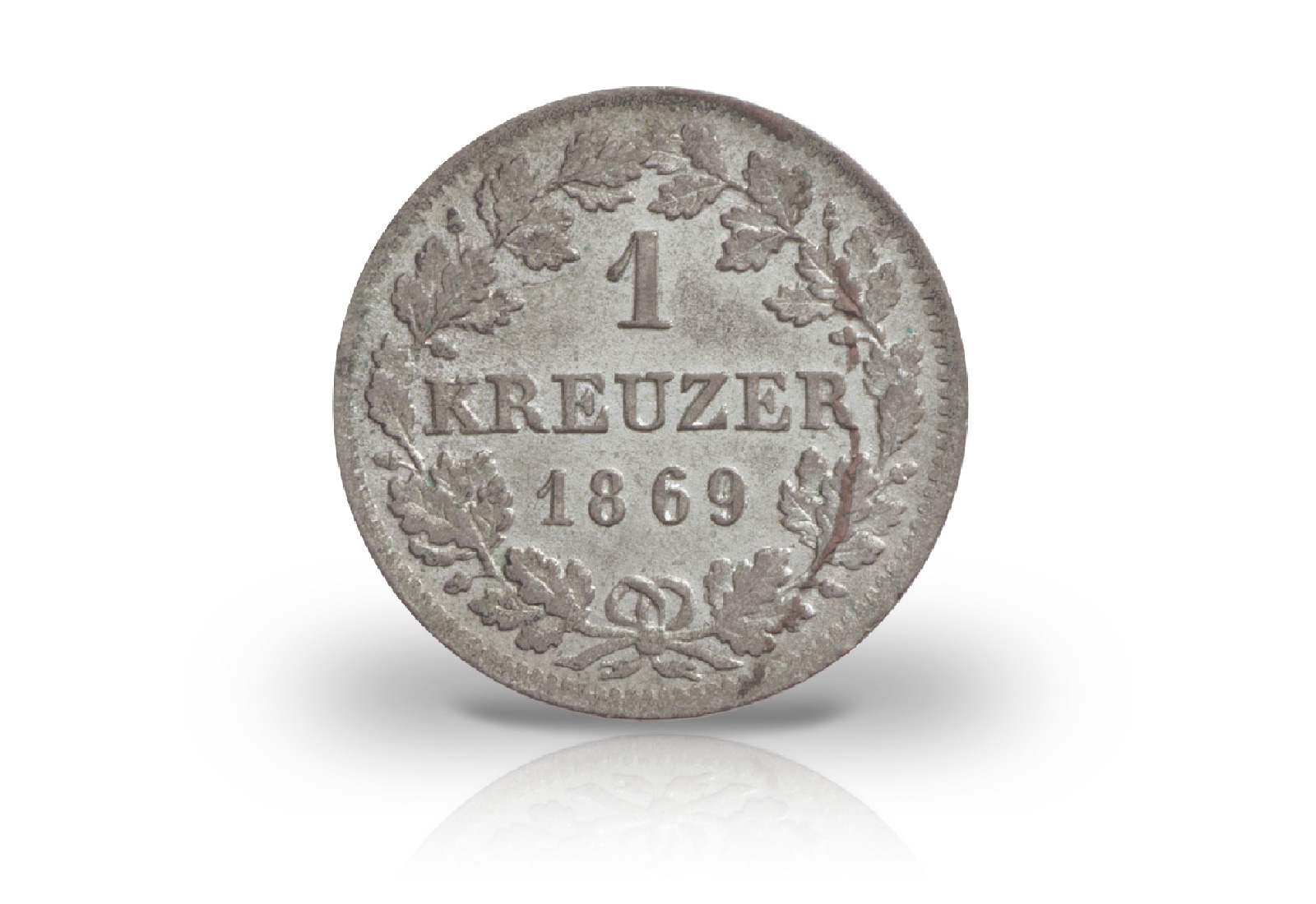 Bayern 1 Kreuzer 1865-1871 Maximilian II. bis Ludwig II. Motiv Wappen