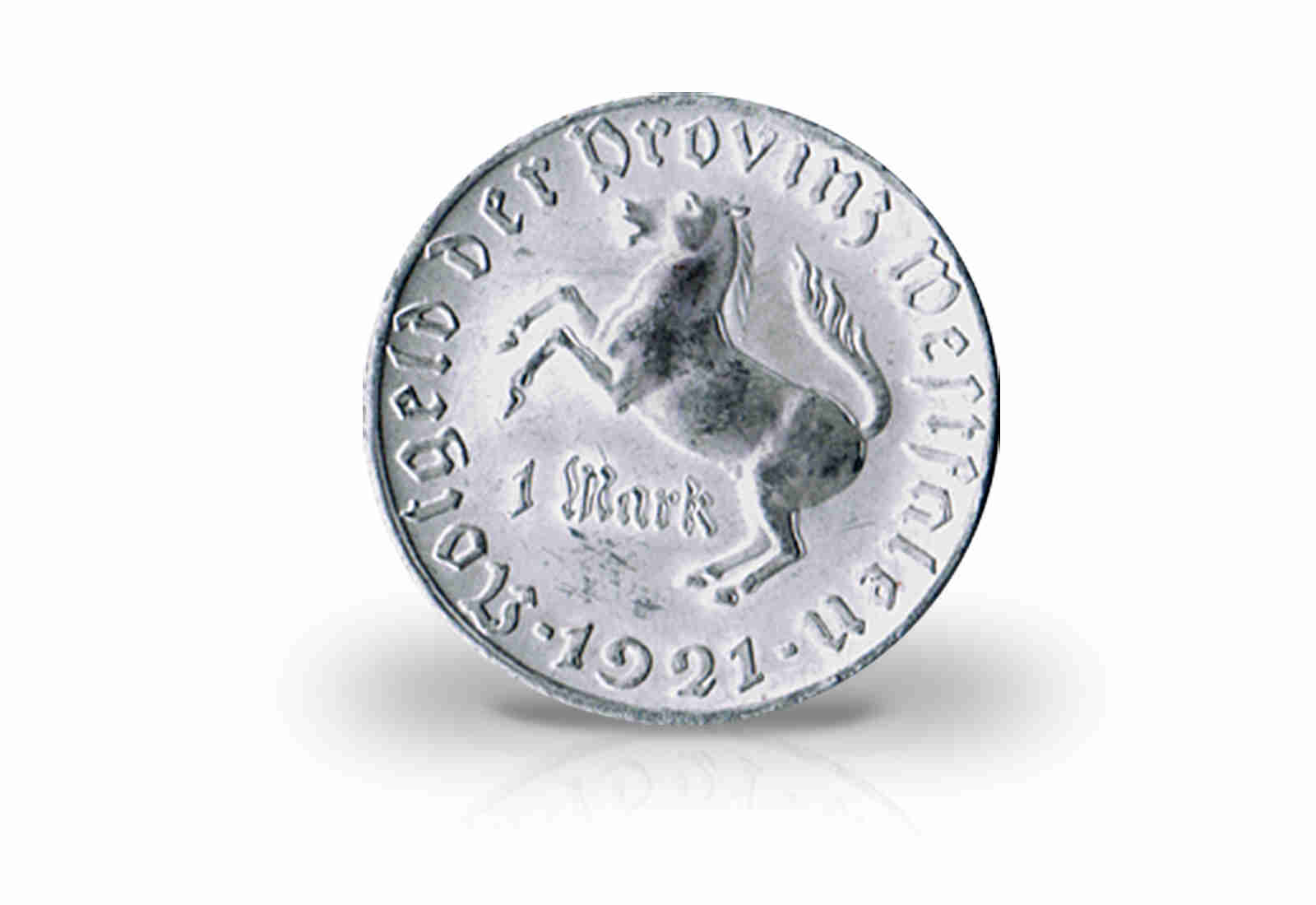 1 Mark 1921 Weimarer Republik Notgeldmünze Westfalen N10