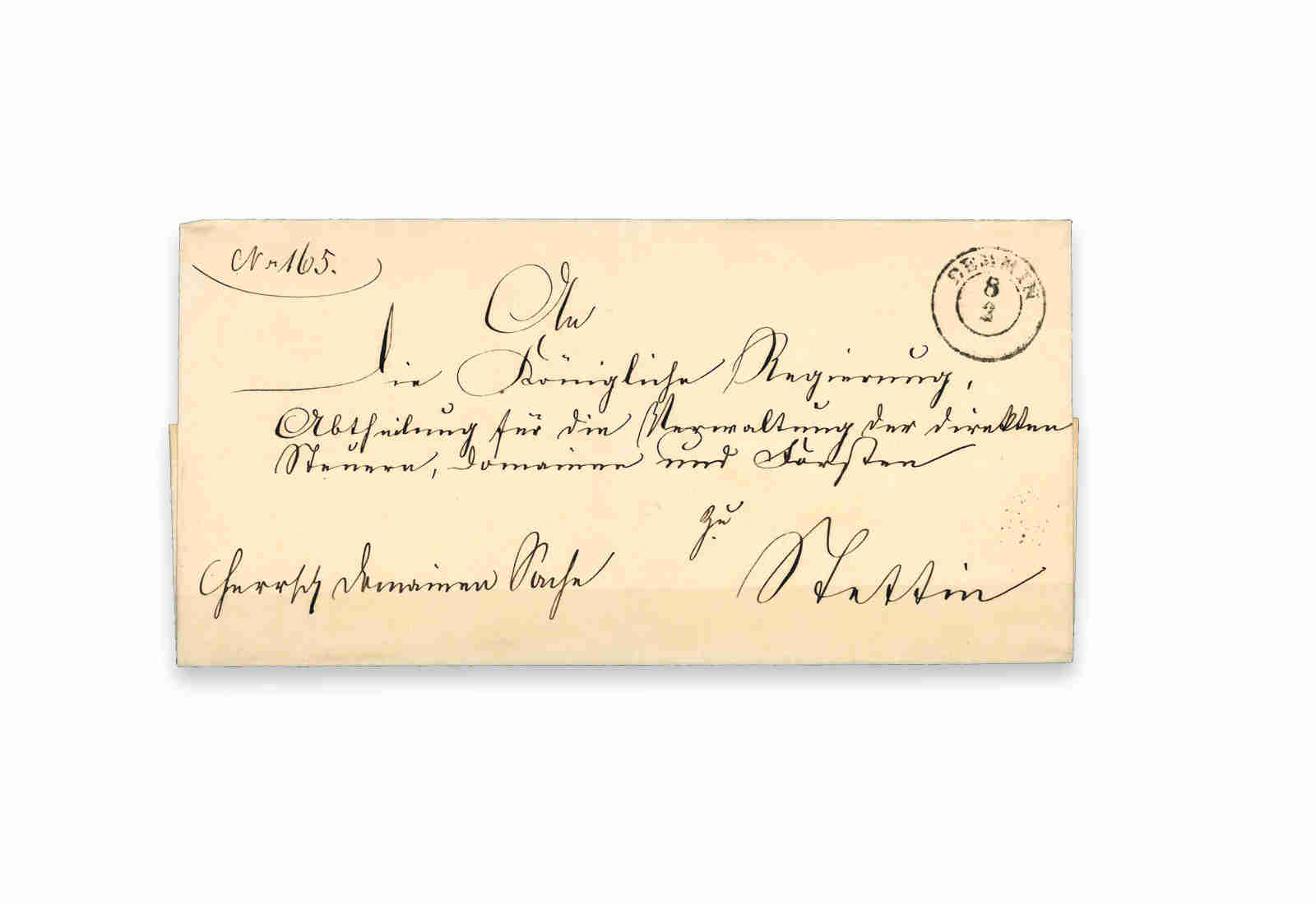 Original Vorphila Beleg aus ca. 1750-1850