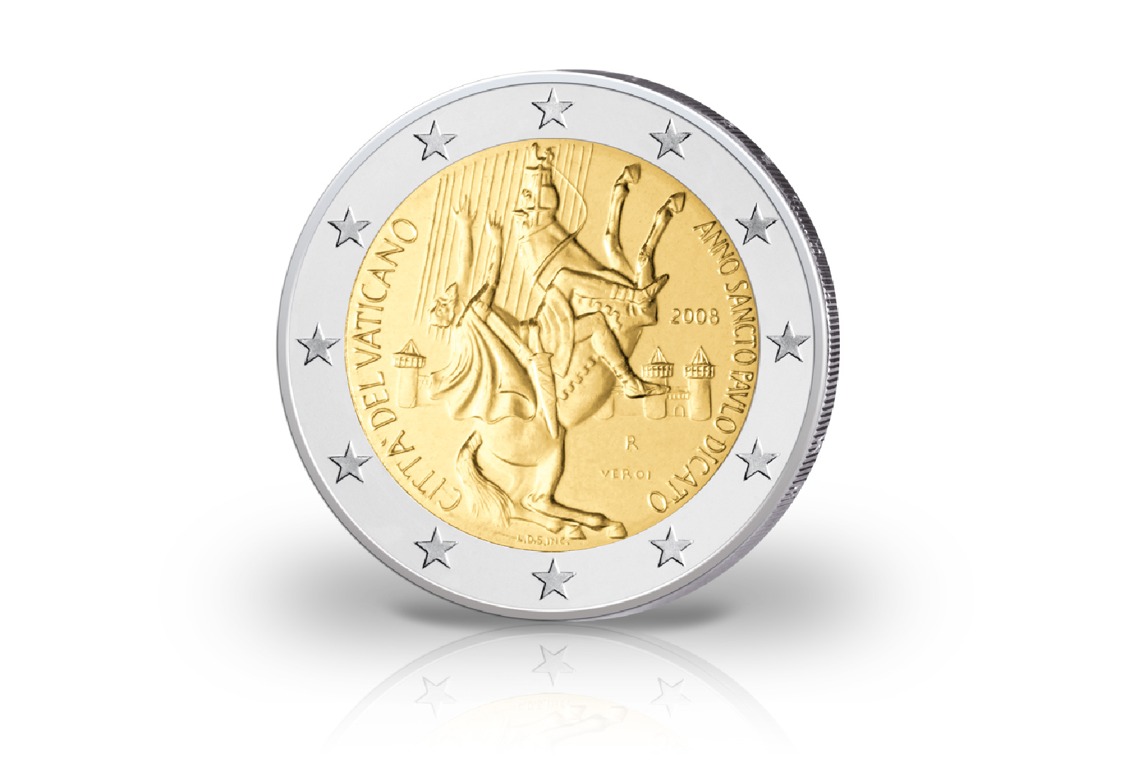 2 Euro 2008 Vatikan Paulusjahr st im Blister