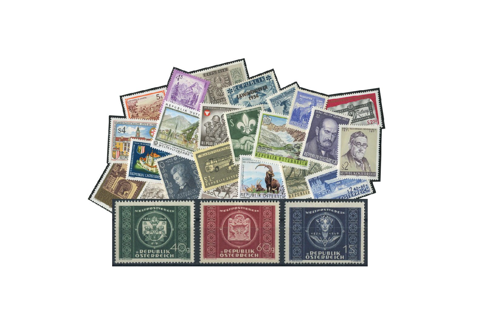 Briefmarken Österreich Premium-Lot im Set