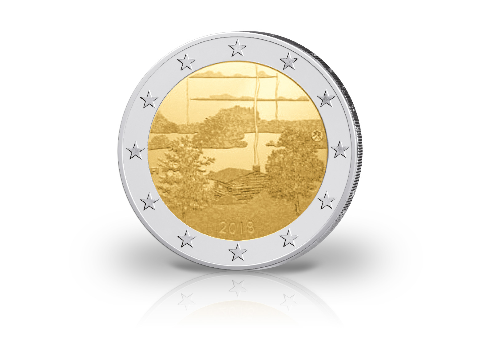 2 Euro 2018 Finnland Saunalandschaft