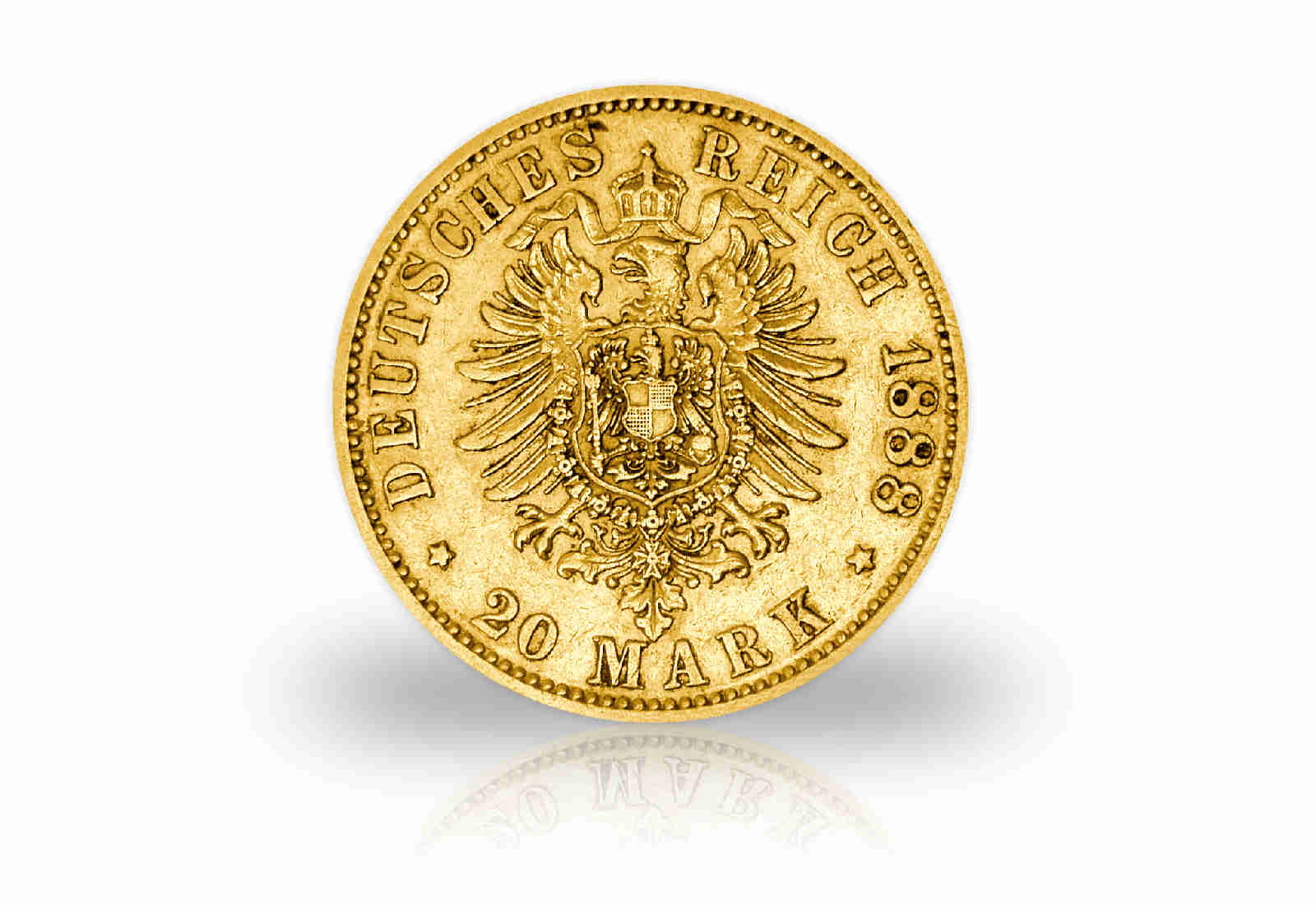 10 Mark und 20 Mark Goldmünzen 1888 Deutsches Kaiserreich Preußen Friedrich III. 2er Set Jaeger-Nr. 247, 248