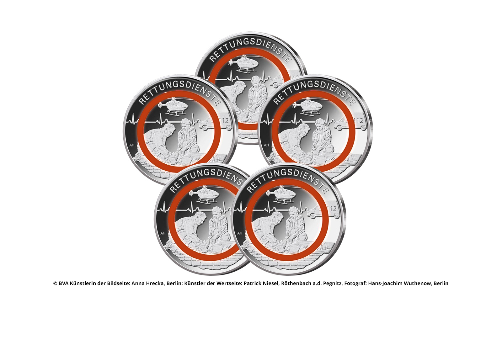 10 Euro Deutschland 2026 Rettungsdienste - Im Dienst der Gesellschaft Prägestätte A-J PP